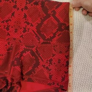 Lululemon snake skin shorts